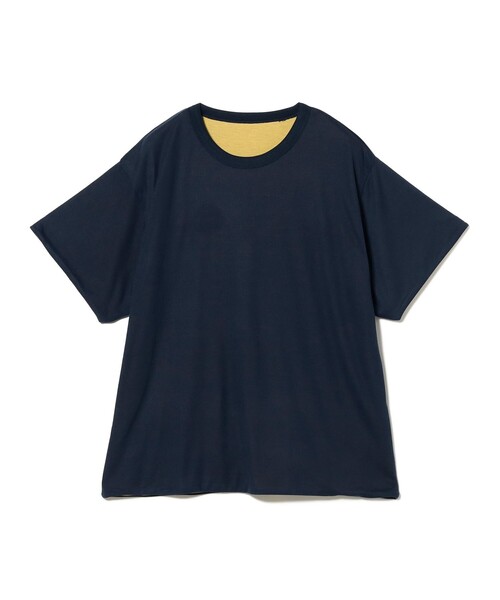B:MING by BEAMS（ビーミングバイビームス）の「【別注】AIRTOWNE MILLS / リバーシブル Tシャツ（Tシャツ/カットソー・メンズ・ネイビー/チャコールグレー・XL/S/L/M）」の14枚目の写真