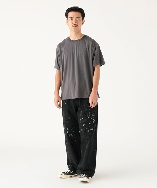 B:MING by BEAMS（ビーミングバイビームス）の「【別注】AIRTOWNE MILLS / リバーシブル Tシャツ（Tシャツ/カットソー・メンズ・ネイビー/チャコールグレー・XL/S/L/M）」の18枚目の写真