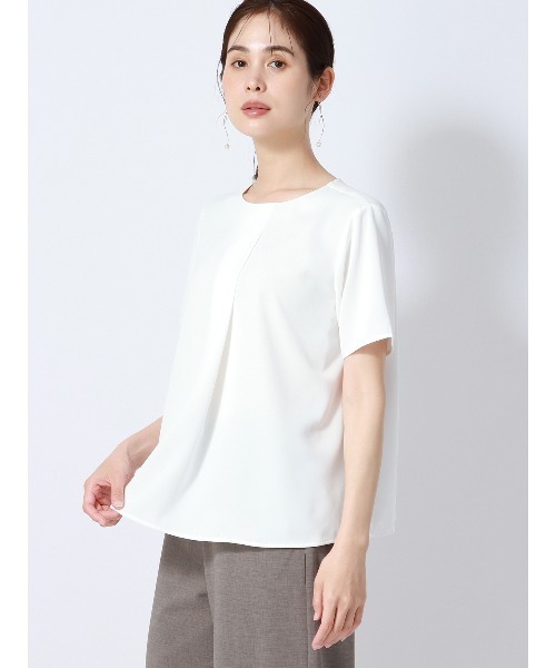 シャツ/ブラウス(半袖/袖なし) papermoon puff shirt blouse 無地クロップド半袖シャツ | ファッション通販サイト NUGU