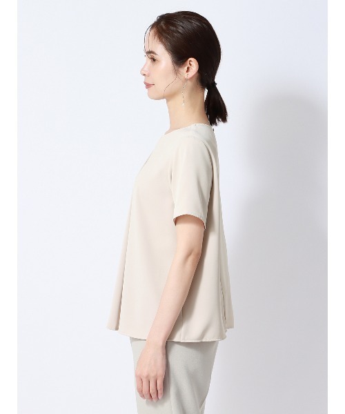 ブラウス シャツ Adjustable Length Mesh Shirt｜ウォッシャブル/半袖/夏服 レディース stab183-01.jpg