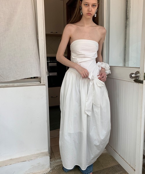 LONSLAN】コクーン ベアワンピース LONW25s029-ファッション通販サイト