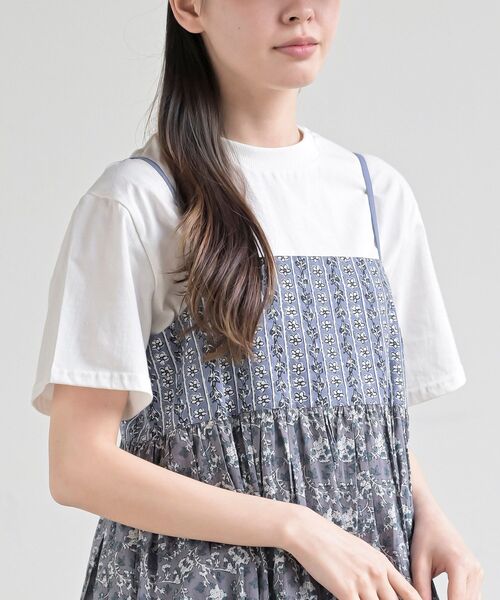 rps(アールピーエス)の「プリントキャミTシャツアンサンブル(アンサンブル・レディース・サックスブルー/イエロー/グレー/グリーン・フリー)」の12枚目の写真