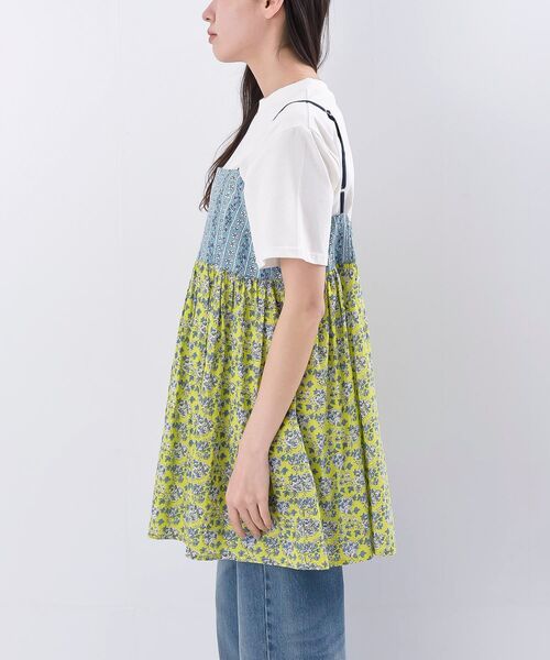 rps(アールピーエス)の「プリントキャミTシャツアンサンブル(アンサンブル・レディース・サックスブルー/イエロー/グレー/グリーン・フリー)」の6枚目の写真