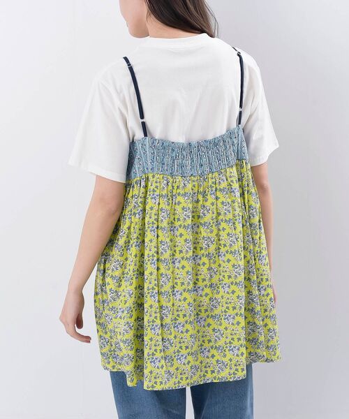 rps(アールピーエス)の「プリントキャミTシャツアンサンブル(アンサンブル・レディース・サックスブルー/イエロー/グレー/グリーン・フリー)」の7枚目の写真