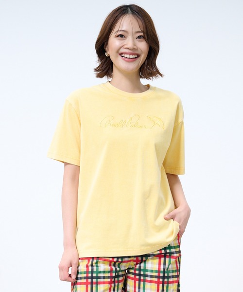 Arnold Palmer(アーノルドパーマー)の「シェア ピグメント グラフィック Tシャツ(Tシャツ/カットソー・レディース・チャコールグレー/アイボリー/マスタード・XS/L/M/S/LL)」の15枚目の写真