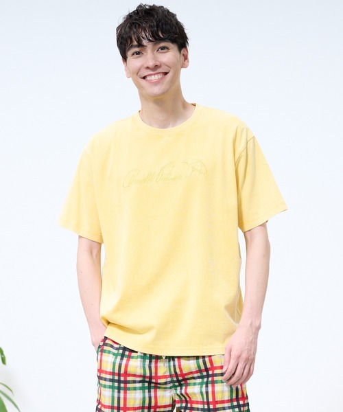 Arnold Palmer(アーノルドパーマー)の「シェア ピグメント グラフィック Tシャツ(Tシャツ/カットソー・レディース・チャコールグレー/アイボリー/マスタード・XS/L/M/S/LL)」の17枚目の写真