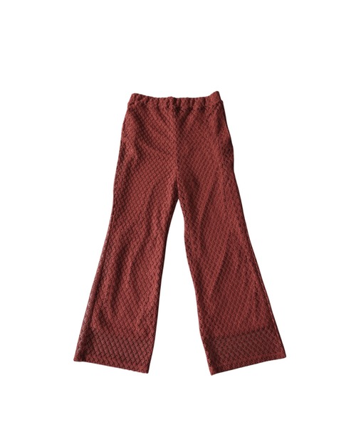 antiqua（アンティカ）の「透かし編み レースパンツ（その他パンツ・レディース・ブラック/テラコッタ/ブラック系その他/ブラウン系その他・MEDIUM/LARGE）」の17枚目の写真