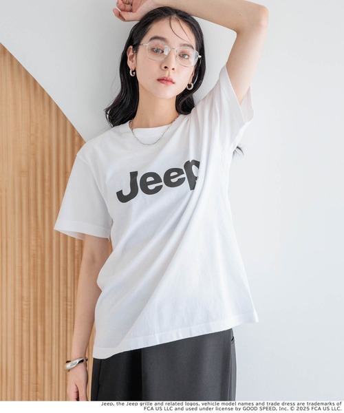 LOWRYS FARM(ローリーズファーム)の「ジープTEE 497230(Tシャツ/カットソー・レディース・チャコールグレー/オフホワイト/その他19/ベージュ・FREE)」の2枚目の写真