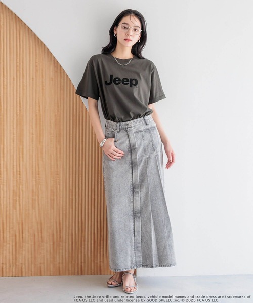 LOWRYS FARM(ローリーズファーム)の「ジープTEE 497230(Tシャツ/カットソー・レディース・チャコールグレー/オフホワイト/その他19/ベージュ・FREE)」の5枚目の写真