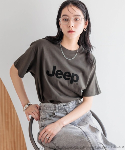 LOWRYS FARM(ローリーズファーム)の「ジープTEE 497230(Tシャツ/カットソー・レディース・チャコールグレー/オフホワイト/その他19/ベージュ・FREE)」の7枚目の写真