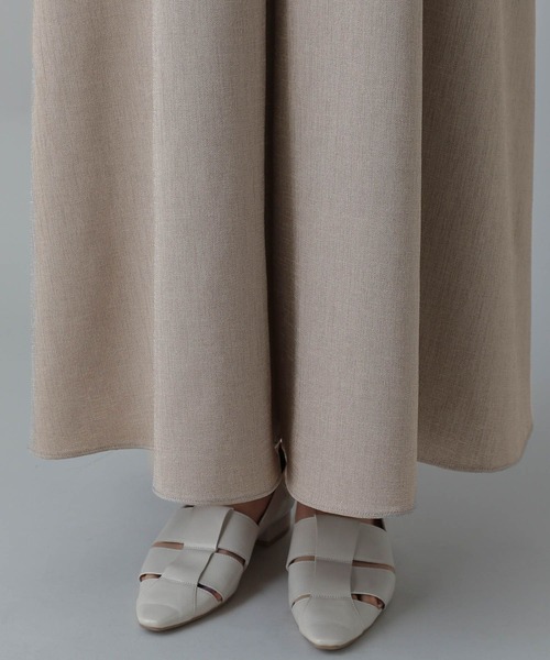 GLOBAL WORK（グローバルワーク）の「MATINEE LINE/リネンライクオールインワン/495654（つなぎ/オールインワン・レディース・ブラウン/アイボリー/ブラック・REGULAR/SHORT）」の8枚目の写真