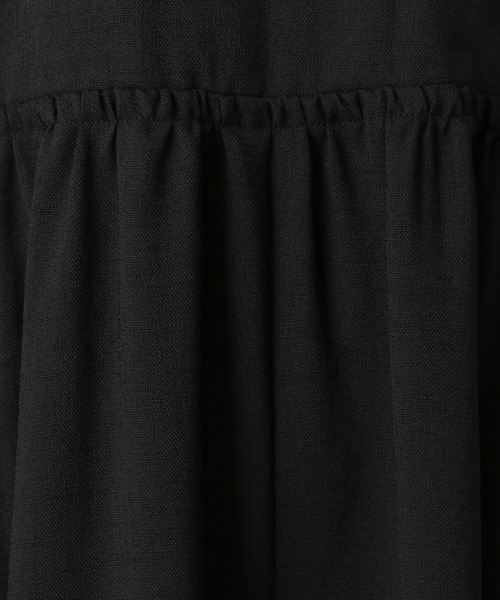 GLOBAL WORK（グローバルワーク）の「MATINEE LINE/リネンライクオールインワン/495654（つなぎ/オールインワン・レディース・ブラウン/アイボリー/ブラック・REGULAR/SHORT）」の6枚目の写真