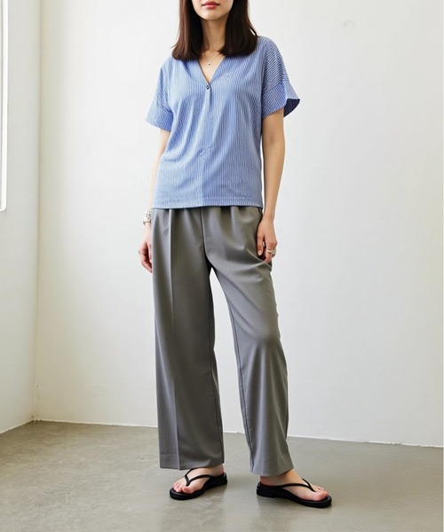 MAGASIN DE MODE Chou Chou(マガジンデモードシュシュ)の「【MAGASIN DE MODE Chou Chou】ストラップビーチサンダル KNF-TP※(サンダル・レディース・アイボリー/ブラック・37/36/39/38)」の19枚目の写真