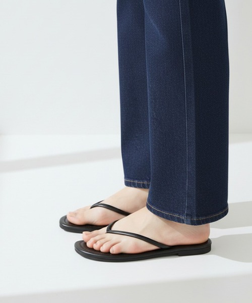 MAGASIN DE MODE Chou Chou(マガジンデモードシュシュ)の「【MAGASIN DE MODE Chou Chou】ストラップビーチサンダル KNF-TP※(サンダル・レディース・アイボリー/ブラック・37/36/39/38)」の18枚目の写真