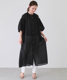 シャツワンピース シースルーワンピース」に該当するワンピース