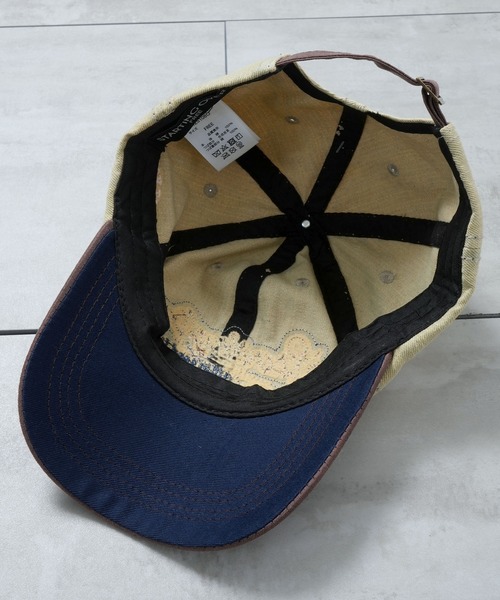 Starting Over(スターティングオーバー)の「【Starting Over/スターティングオーバー】EMBROIDERED PATCH PIGMENT DENIM CAP(キャップ・メンズ・ブラック/サックスブルー・FREE)」の14枚目の写真