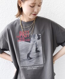 ＋81BRANCA | 【SHIPS別注】81BRANCA:フォト ワイド TEE(Tシャツ/カットソー)