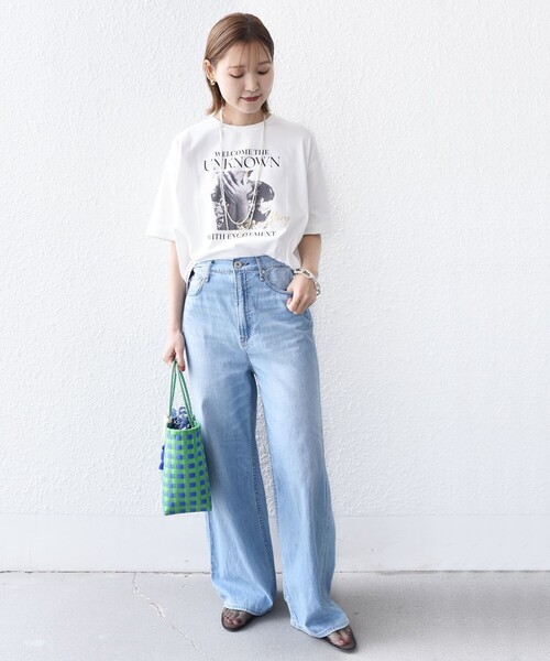 【SHIPS別注】81BRANCA:フォト ワイド TEE SHIPS別注】81BRANCA:フォト ワイド TEE（Tシャツ/カットソー