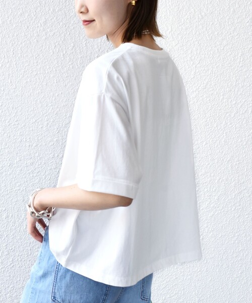SHIPS別注】81BRANCA:フォト ワイド TEE（Tシャツ/カットソー