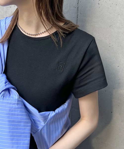 セール】【3サイズ展開】ワンポイント刺繍ワンピース
