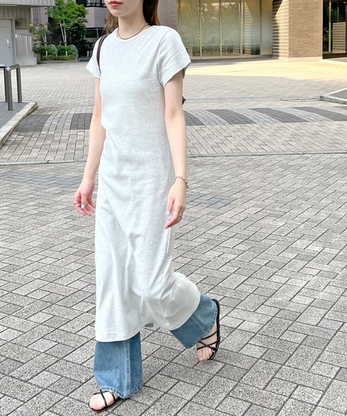 ABYS（アビス）の「【3サイズ展開】ワンポイント刺繍ワンピース（ワンピース・レディース・オートミール/ブラック/グレー・SMALL/MEDIUM/LARGE）」の17枚目の写真