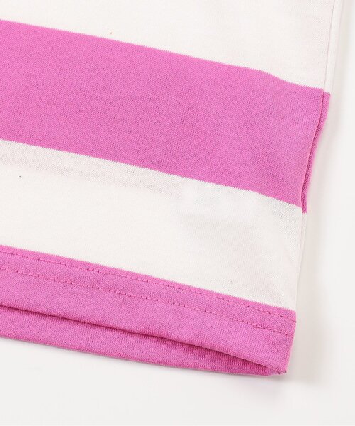 BREEZE（ブリーズ）の「【WEB限定/ジュニア対応】 ネオンボーダーTシャツ（Tシャツ/カットソー・キッズ・グリーン/ピンク/パープル/イエロー・80/90/100/110/120/130/140/150）」の22枚目の写真