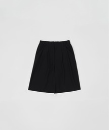 LAPIIS | TWO TUCK WOOL WIDE SHORT TROUSERS(その他パンツ)