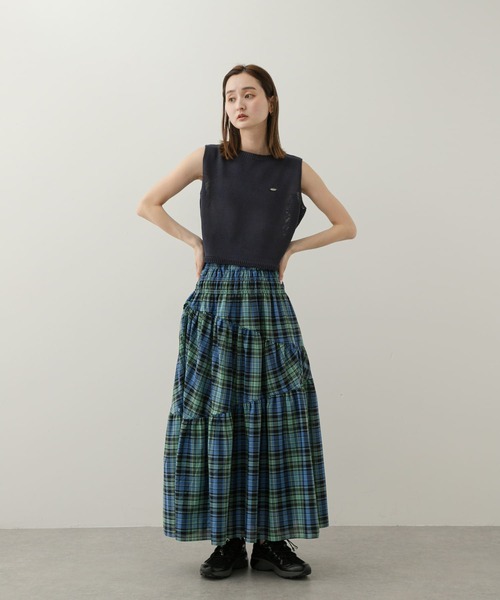 セール】チェックボリュームスカート（スカート）｜SENSE OF PLACE by