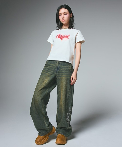 【新品未使用】Xgirl×Carrotのコラボパンツ X-girl 【SALE!!】 【 エックスガール 】 CORDUROY WIDE EASY