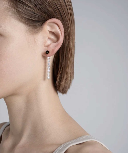 AYUS/アユス】Akoya pearl 7connet swing earrings P13/アコヤ