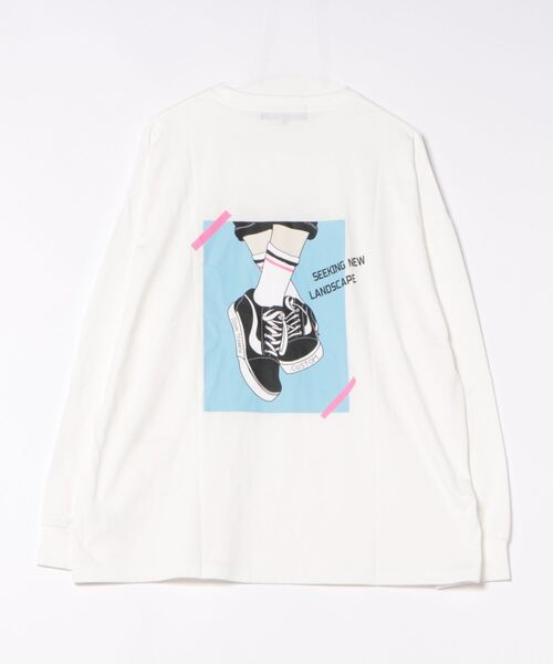 ARCHIVER（アーカイバ）の「【Bk】天竺　プリントTシャツ（Tシャツ/カットソー・メンズ・ピンク/カーキ/ホワイト・LARGE/MEDIUM）」の4枚目の写真
