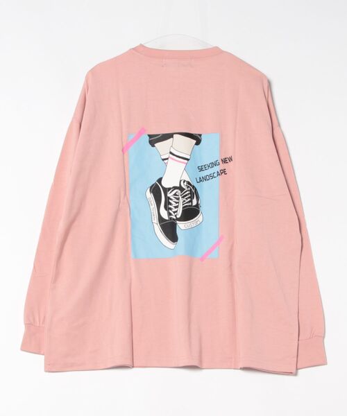 ARCHIVER（アーカイバ）の「【Bk】天竺　プリントTシャツ（Tシャツ/カットソー・メンズ・ピンク/カーキ/ホワイト・LARGE/MEDIUM）」の6枚目の写真