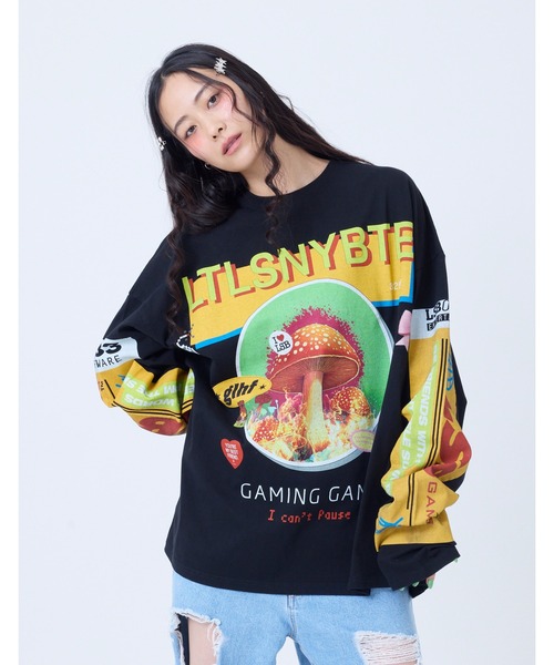 トップス LittleSunnyBite HAPPY LOVE zip sweat top 95681671b_1_d_500.jpg