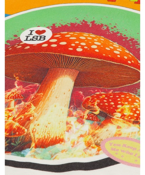 Little sunny bite(リトルサニーバイト)の「mushroom graphic long tee(Tシャツ/カットソー・レディース・ブラック/ベージュ/ホワイト・SMALL/MEDIUM)」の6枚目の写真