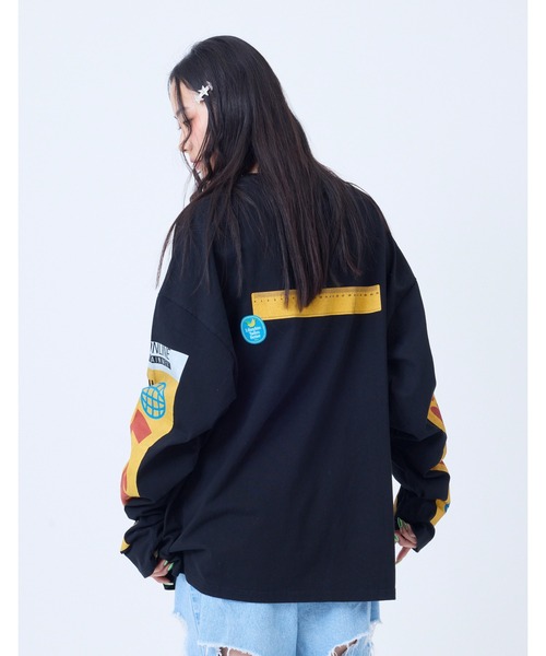 Little sunny bite(リトルサニーバイト)の「mushroom graphic long tee(Tシャツ/カットソー・レディース・ブラック/ベージュ/ホワイト・SMALL/MEDIUM)」の15枚目の写真