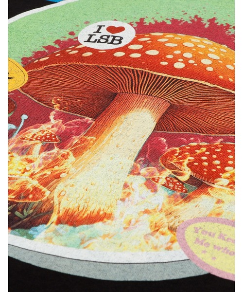 Little sunny bite(リトルサニーバイト)の「mushroom graphic long tee(Tシャツ/カットソー・レディース・ブラック/ベージュ/ホワイト・SMALL/MEDIUM)」の18枚目の写真
