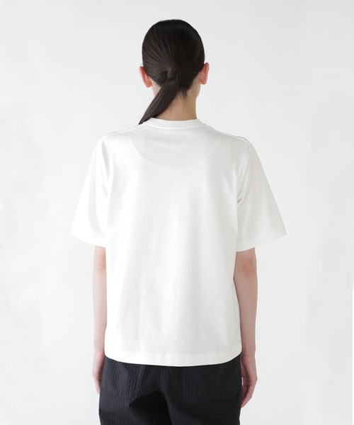 and wander(アンドワンダー)の「and wander/アンドワンダー Yu Nagaba printed T Tシャツ(Tシャツ/カットソー・メンズ・ホワイト/ブラック・XL)」の19枚目の写真