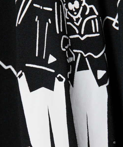 and wander(アンドワンダー)の「and wander/アンドワンダー Yu Nagaba printed T Tシャツ(Tシャツ/カットソー・メンズ・ホワイト/ブラック・XL)」の17枚目の写真