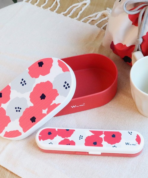 Wpc.（ダブリュピーシー）の「ワールドパーティー Wpc. ランチボックス（お弁当箱・レディース・ブルー系その他/ライトグレー/チェリーレッド・FREE）」の6枚目の写真