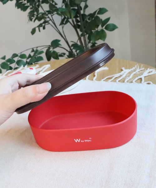Wpc.（ダブリュピーシー）の「ワールドパーティー Wpc. ランチボックス（お弁当箱・レディース・ブルー系その他/ライトグレー/チェリーレッド・FREE）」の9枚目の写真