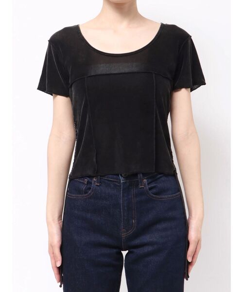 MURUA(ムルーア)の「フェードシアーベロアトップス(Tシャツ/カットソー・レディース・ブラック/ブルー/ブラウン・FREE)」の20枚目の写真