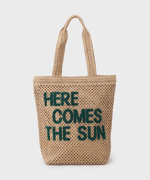 THE SHOP TK （ザ ショップ ティーケー ）の「カラーロゴ雑材トートバッグ（トートバッグ・レディース・ベージュ/アイボリー・00）」の2枚目の写真