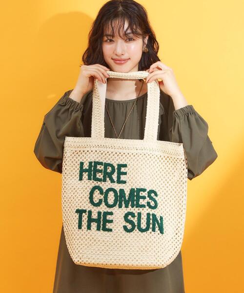 THE SHOP TK （ザ ショップ ティーケー ）の「カラーロゴ雑材トートバッグ（トートバッグ・レディース・ベージュ/アイボリー・00）」の11枚目の写真