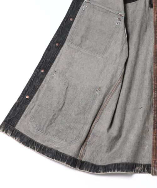 G-STAR（ジースター）の「【Safari Online掲載】CHORE JACKET/チョアジャケット/ヴィンテージライクウォッシュド加工デニムカバーオール（デニムジャケット・メンズ・ブラウン系その他・LARGE/MEDIUM/SMALL）」の8枚目の写真