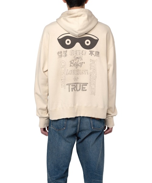 大人気♪【MIHARAYASUHIRO】Mendrill X GS. Distressed Hoodie Mendrill X GS. Distressed Pullover Sweatshirt（スウェット