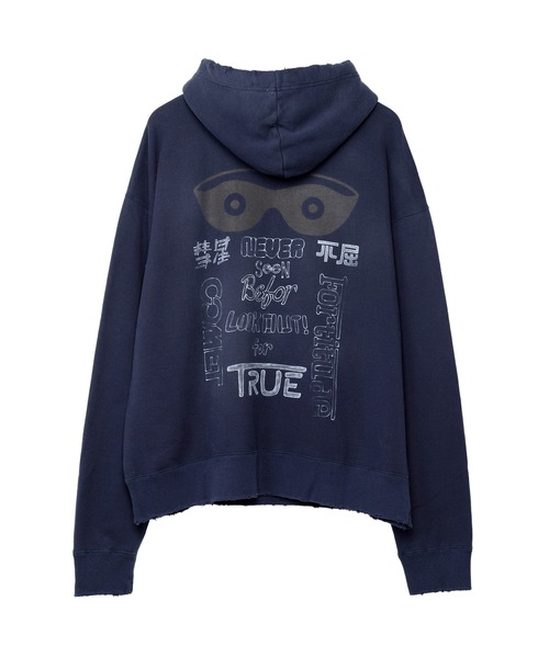 大人気♪【MIHARAYASUHIRO】Mendrill X GS. Distressed Hoodie Mendrill X GS. Distressed Hoodie（スウェット）｜Mendrill