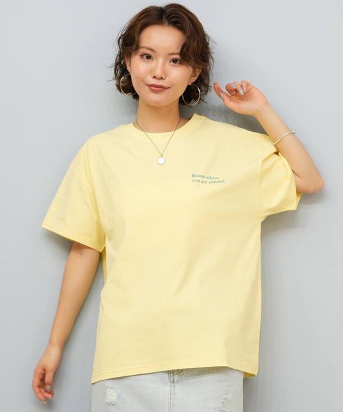 ムラサキスポーツ（ムラサキスポーツ）の「RIKKA FEMME/リッカファム Tシャツ/吸湿速乾/着るUVケア RF25HS11（Tシャツ/カットソー・レディース・イエロー/ピンク/ホワイト×ブラック/ホワイト×ブルー・FREE）」の14枚目の写真