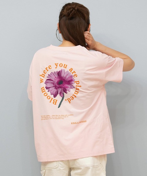 ムラサキスポーツ（ムラサキスポーツ）の「RIKKA FEMME/リッカファム Tシャツ/吸湿速乾/着るUVケア RF25HS11（Tシャツ/カットソー・レディース・イエロー/ピンク/ホワイト×ブラック/ホワイト×ブルー・FREE）」の20枚目の写真