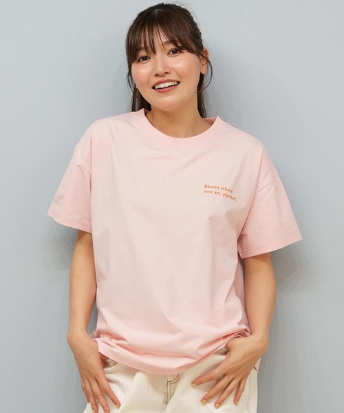 ムラサキスポーツ（ムラサキスポーツ）の「RIKKA FEMME/リッカファム Tシャツ/吸湿速乾/着るUVケア RF25HS11（Tシャツ/カットソー・レディース・イエロー/ピンク/ホワイト×ブラック/ホワイト×ブルー・FREE）」の19枚目の写真