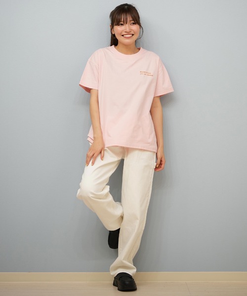 ムラサキスポーツ（ムラサキスポーツ）の「RIKKA FEMME/リッカファム Tシャツ/吸湿速乾/着るUVケア RF25HS11（Tシャツ/カットソー・レディース・イエロー/ピンク/ホワイト×ブラック/ホワイト×ブルー・FREE）」の21枚目の写真